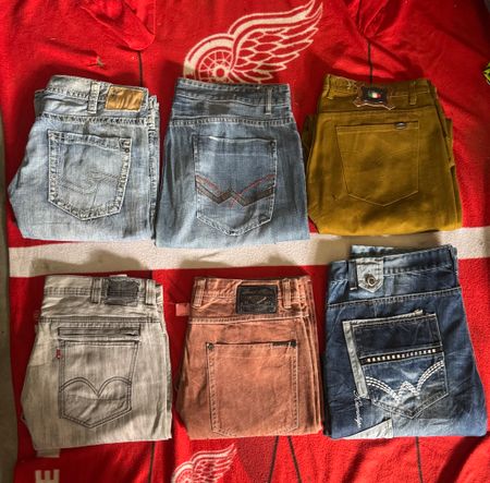 Pantalons baggy en denim 13 pièces