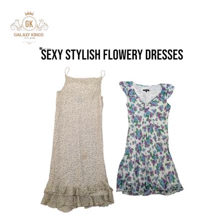 Sexy Stylish Flowery Dresses