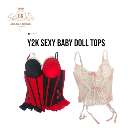 Y2K Tops Bébé Sexy Doll