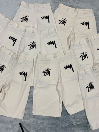 Stussy Rework Style White Shorts