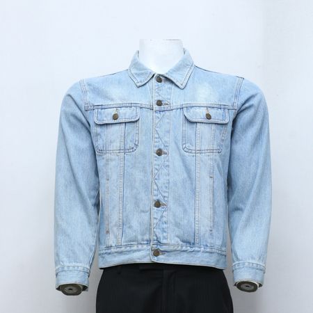 CR166 Reworked Denim Jacket With Spllater Prints