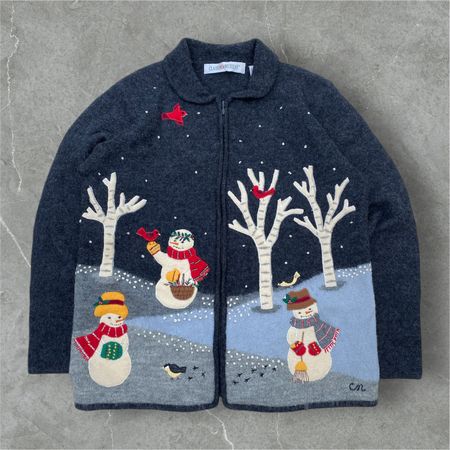 Suéter vintage de estilo antigo