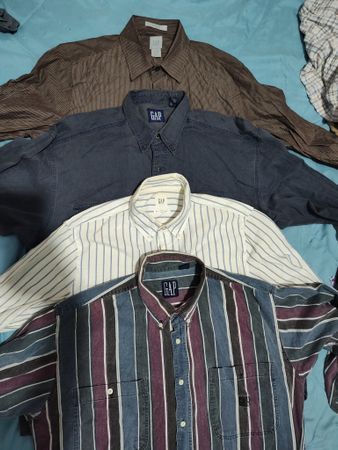 #02 ギャップ メンズ シャツ 14 ピース