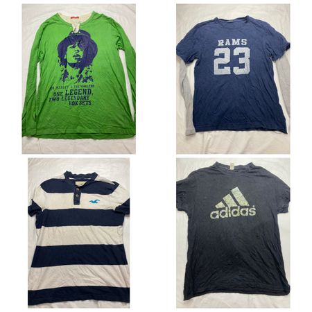Vintage Men Graphic Unbranded Tees Mix Bundle RVM-002