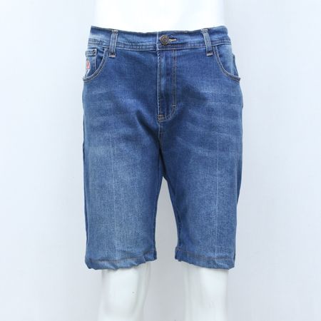 CR203 Reworked Style Men's Embroidered Denim Shorts