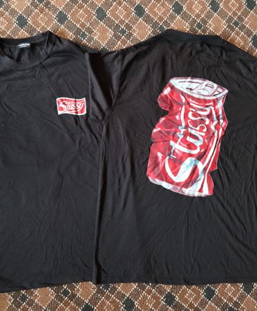 Stussy rework style red can black tees 20 pcs