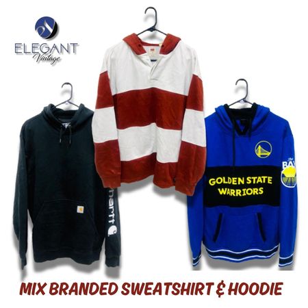 Mix Branded Sweatshirt & Hoodie - 10 pieces