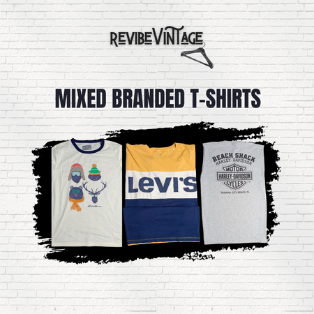 Vintage Branded Thrift T-Shirts – Full & Half Sleeve | Unisex Mixed Brand Tees | Retro & Streetwear Vibes