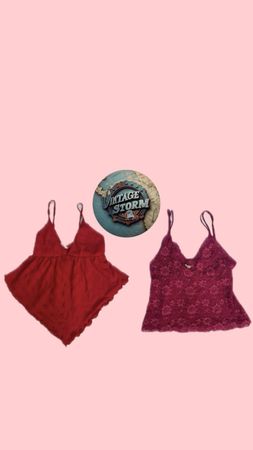 Y2K Sweetheart Cami Tops