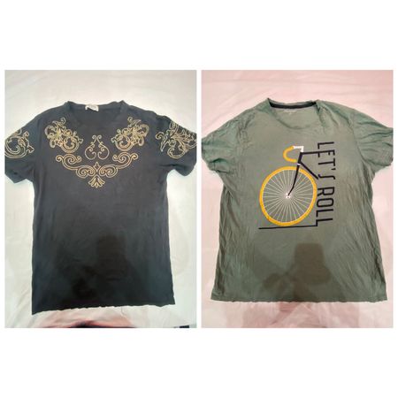 Vintage half sleeved printed t shirts rvm-003