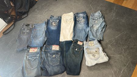 Womans&Mens miss me, True Religion, Rock revival フレアブートカットバギージーンズ