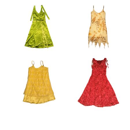 Y2k Pastel Summer Dresses