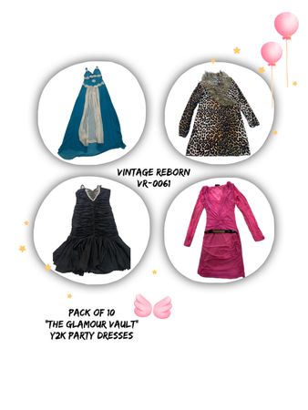 Robe de fête vintage Y2k "The glamour vault" (vr-0061) vibes sexy bales