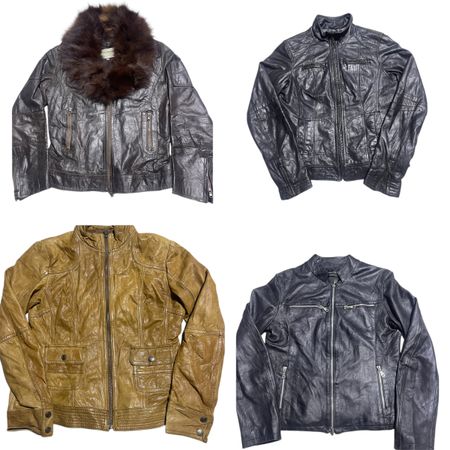 Y2K Damen Lederjacken