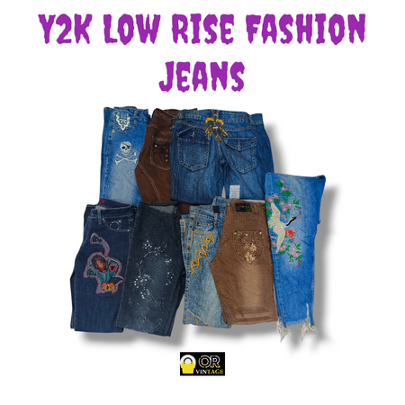 Jeans Basse Taille Y2K – Coupe Iconique des Années 2000 pour Filles Audacieuses