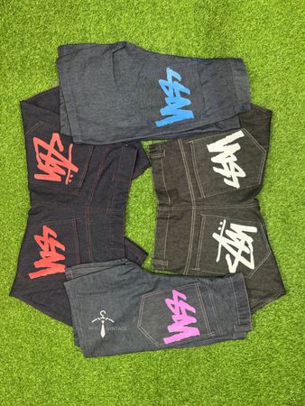 Stussy rework style shorts