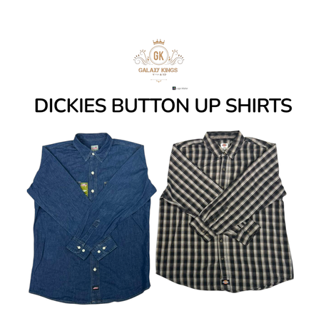ディッキーズ ボタンアップシャツ