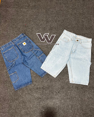 Short en denim style rework Carhartt #2725