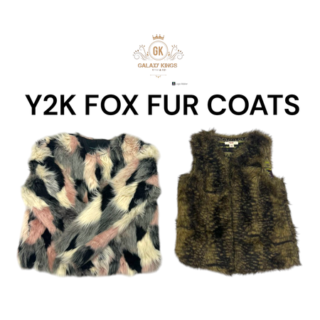 Y2k Fox Fur Coats