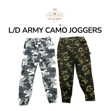 L/D Army Camo Joggers