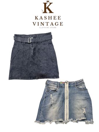 Denim skirts