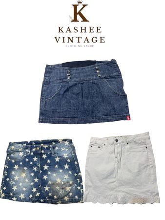 Denim skirts