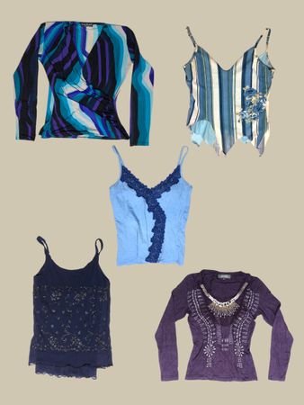  Sky-Topia x Y2K Tops S-1177