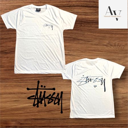 Stussy rework style Mercury white tee