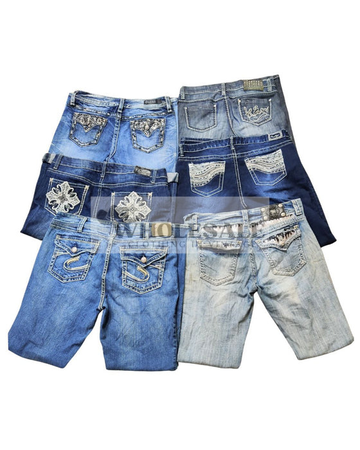 Miss Me, Vigoss & Mischmarken Y2K Damen Denim Jeans