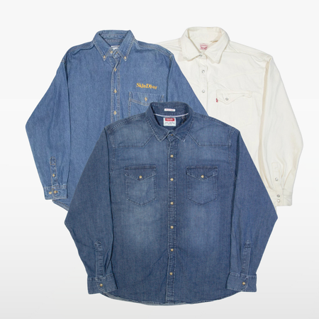 Levis Lee Wrangler Denim Shirts