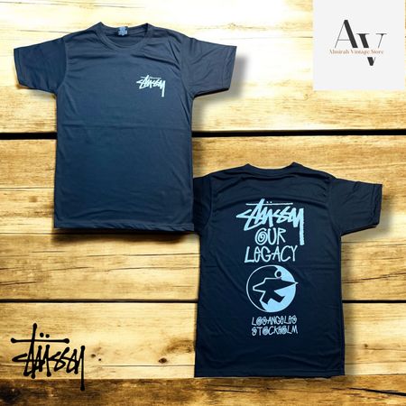 Stussy retravaille le style stussy nos héritage t-shirts imprimés