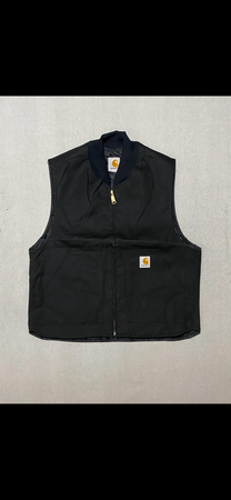Rework-Stil schwarze Carhartt-Gilets
