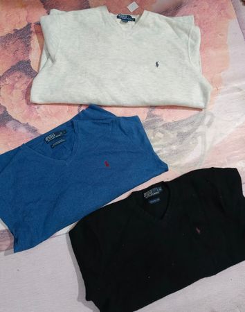 POLO RALPH LAUREN V NECK SWEATER