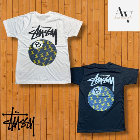 Stussy rework style 8ball tee
