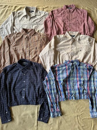 Upcycelte Ralph Lauren Cropped Tops