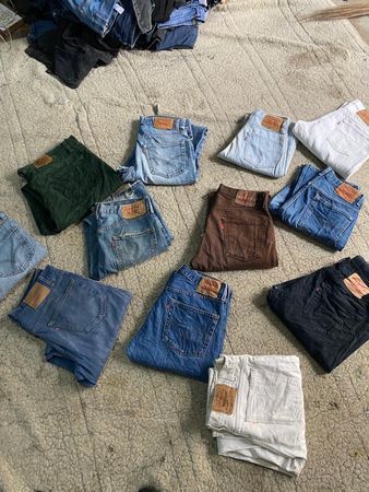 Jeans avec étiquette en papier Mix Code de Levi's