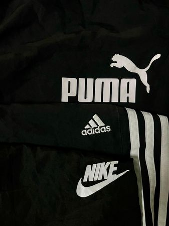 Branded Nylon Track Pants