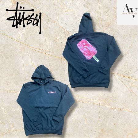 Sweat à capuche popsicale retravaillé par Stussy