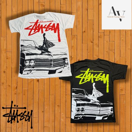 Stussy rework style beat crazy tee