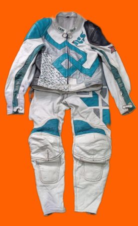 IXS leather suit jacket and  FLM leather Answer Racing ,moto x polyester /nylon pants