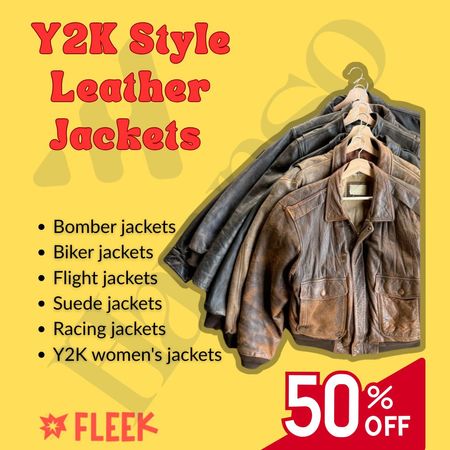 Chaquetas de cuero Y2K