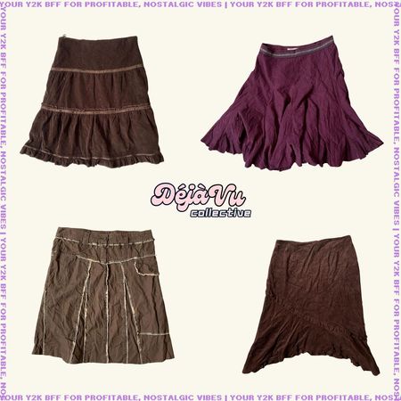 Essenciais de Grunge Y2K Mix de Saias (DVC#56)
