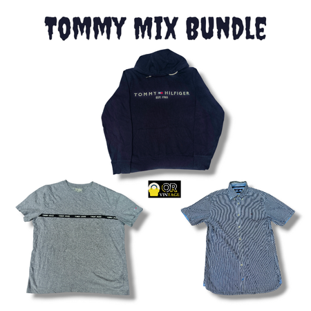 Ensemble de vêtements Tommy Hilfiger – T-shirts, sweatshirts et chemises (comprend 3-4 étiquettes Tommy Jeans)
