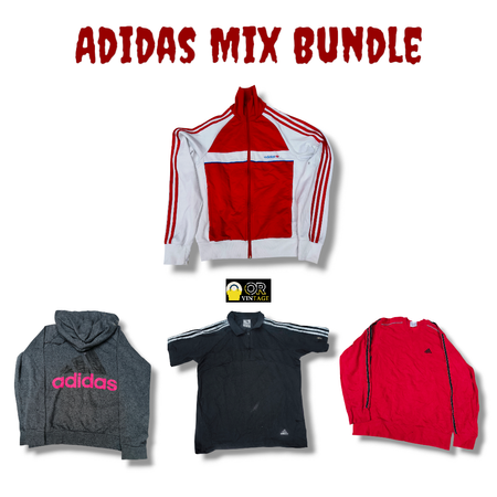Pacchetto di abbigliamento Adidas – T-shirt, Felpe, Sweatshirt e Giacche (Mix Originale)