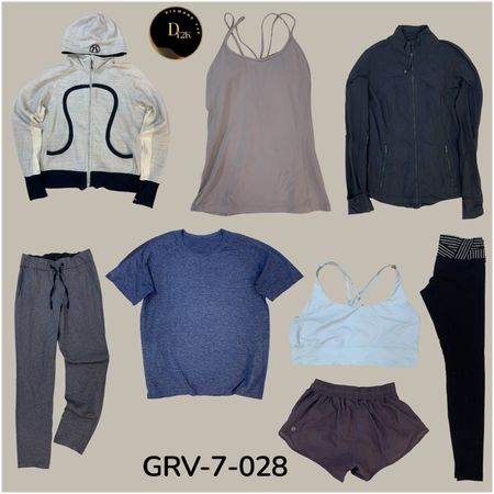 Lululemon Activewear Bundle – Curated Mix of Premium Y2K Tops, Bottoms & Essentials (GRV-7-028)