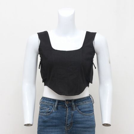 CR345 Reworked Style Ladies Crop Streetwear Top