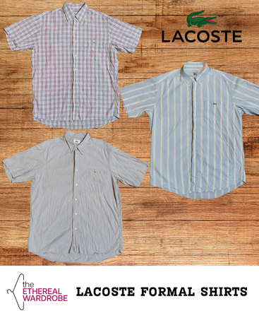 Camicie formali a maniche corte Lacoste