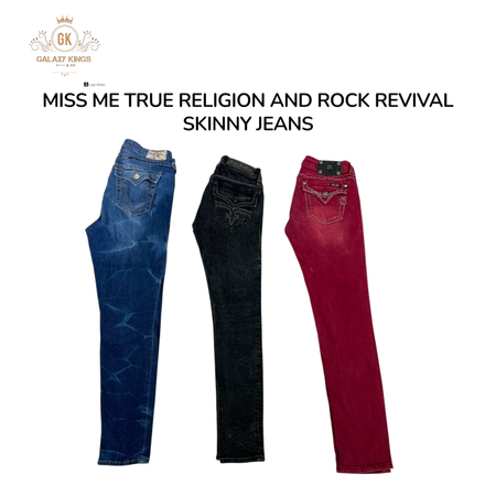 Miss Me True Religion And Rock Revival Skinny jeans