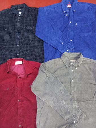 コーデュロイシャツ