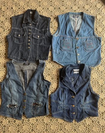Denim waistcoat